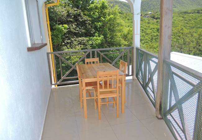 terrasse vue montagne