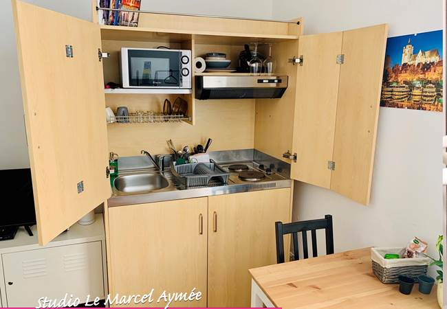 Studio Marcel Aymé - 1 couchage canapé convertible