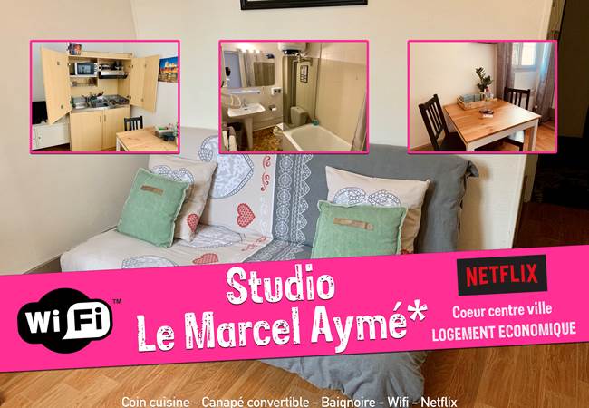 Studio Marcel Aymé - 1 couchage canapé convertible