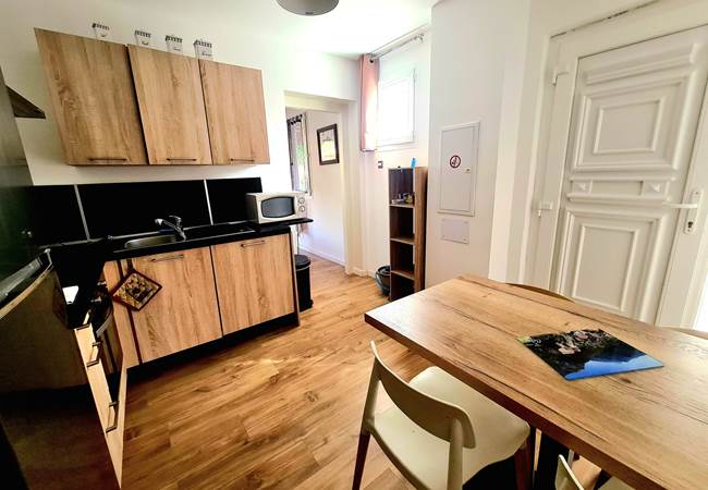 La cuisine de l'appartement