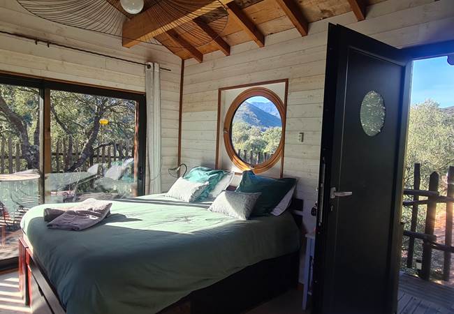 Vue montagne depuis la chambre