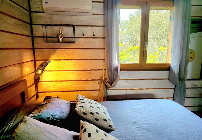 Vue maquis depuis la fenêtre