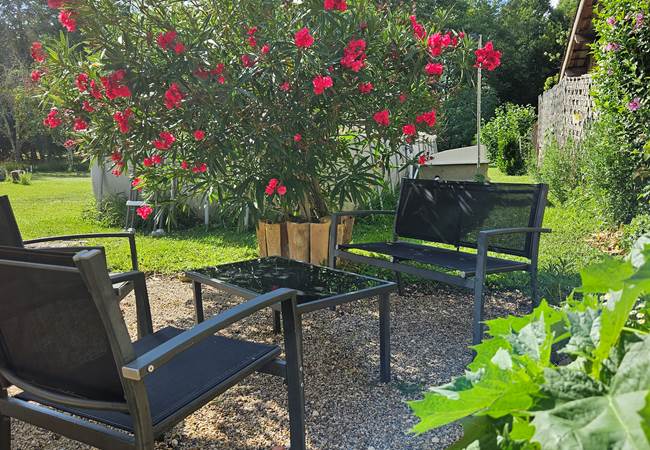 Salon de jardin pour l'apéro