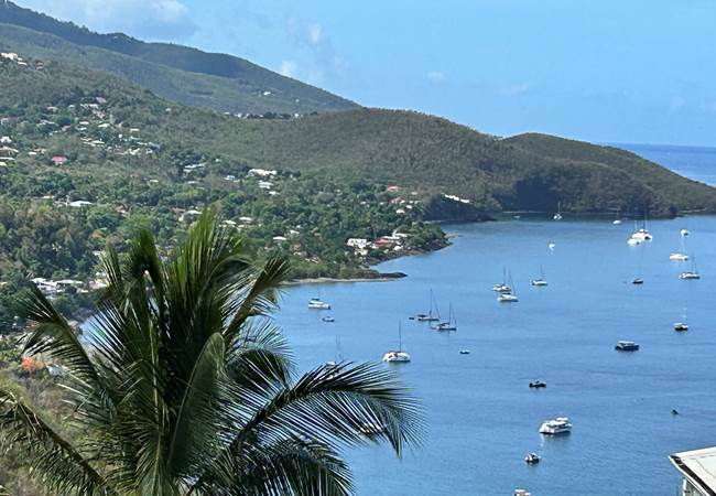 Vue plage de malendure depuis la terrasse