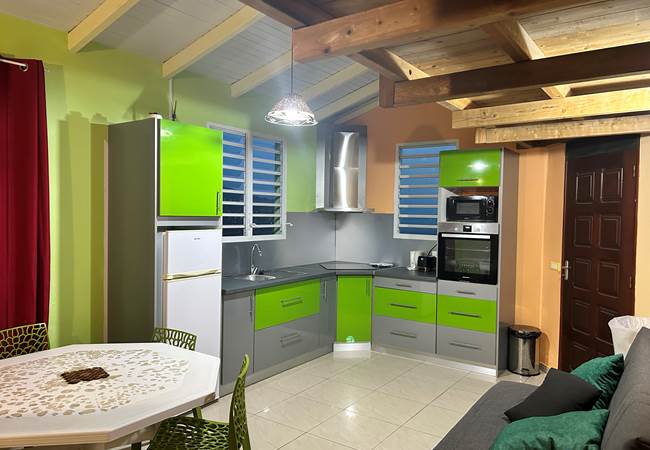 cuisine logement tout confort près de Malendure