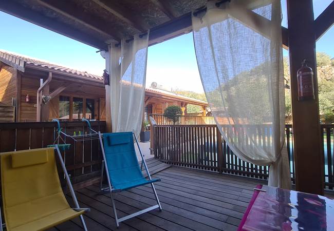 terrasse de la chambre