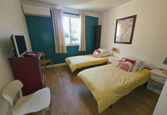 La 2è chambre tavignanu avec un bon lit en 160cm de large