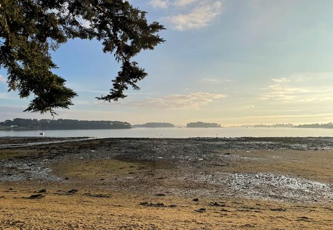 Plage de Locmiquel apres-midi de Novembre