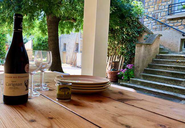 gites corbieres la boheme terrasse