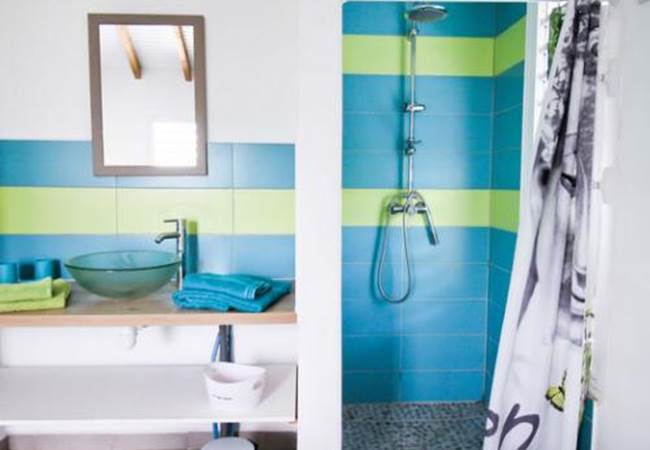 L'Or des Caraïbes suite Villa HIBISCUS salle d'eau