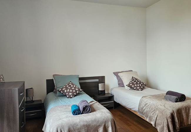 Chambre Brune Vallée de la Dordogne-près de Bergerac-lit séparé