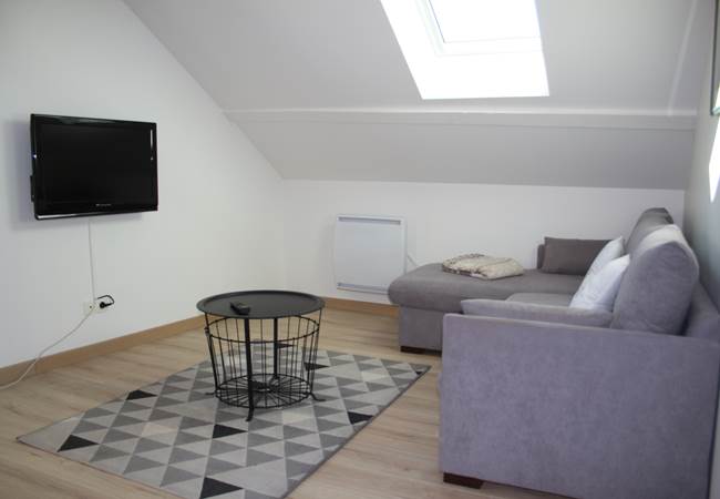 Loggia canapé-lit et TV