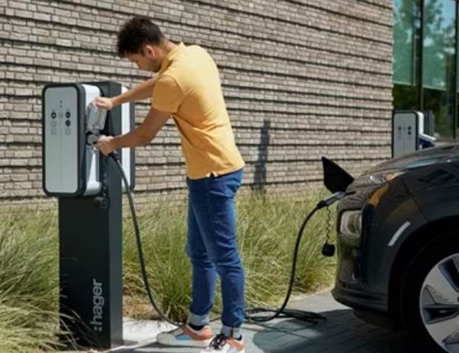 Borne de Recharge Hager