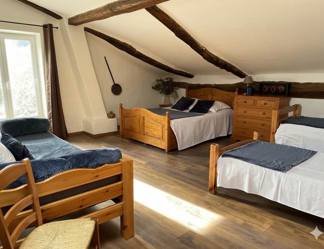 La chambre Châtaigne, climatisée