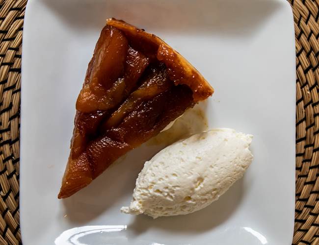 Tarte Tatin, Crème Fouettée au Mascarpone