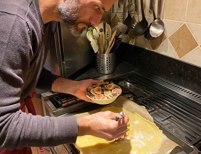 Préparation tarte aux figues by Micha