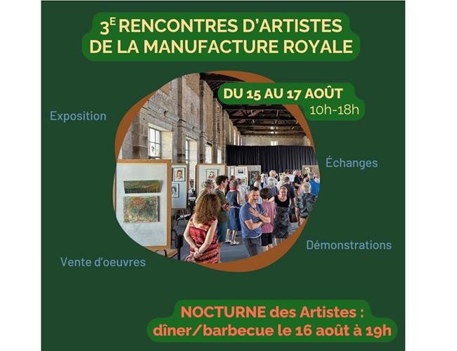 3èmes Rencontres d'Artistes de la Manufacture Royale de Bains