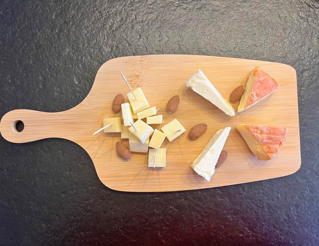 Plateau de fromages locaux affinés