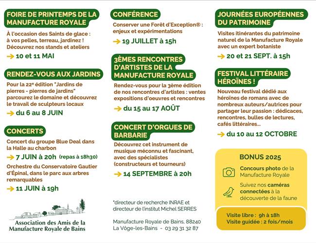 Culture & Biodiversité 2025 - Manufacture Royale de Bains