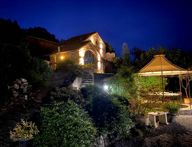 Gîte vue la nuit