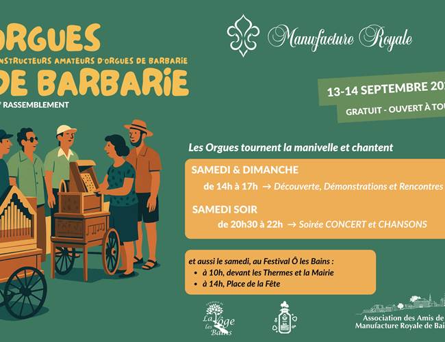 16ème Rassemblement des Constructeurs Amateurs d'Orgues de Barbarie