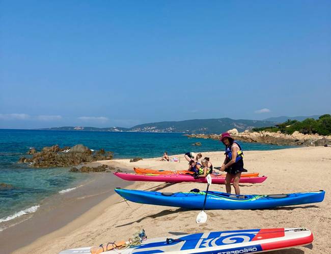 Abbartello kayak paddle Corse