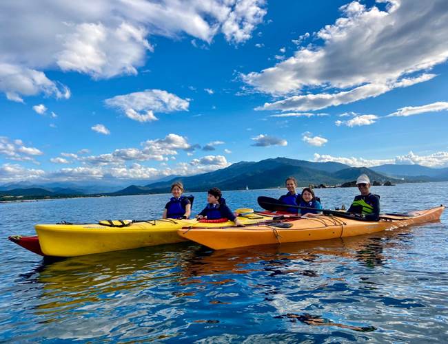 Abbartello kayak paddle Corse