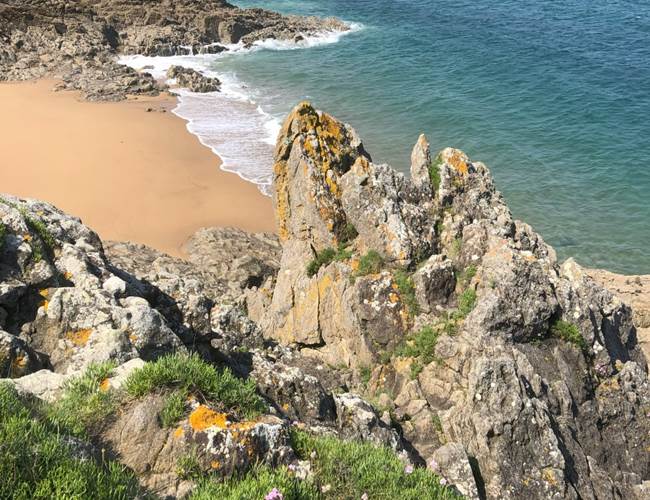 A proximité de la pointe du Grouin