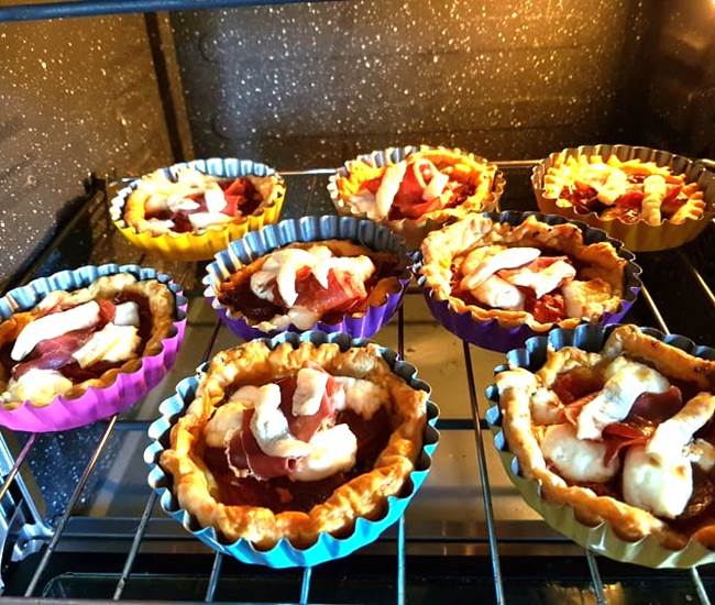 Tartelettes Chaudes Jambon de Bayonne et Brebis-photo-news
