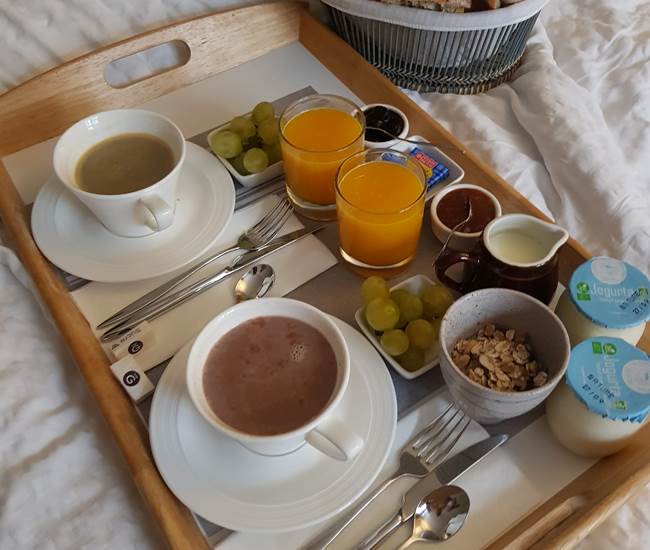Possibilité de petits déjeuners sur plateau-photo-news