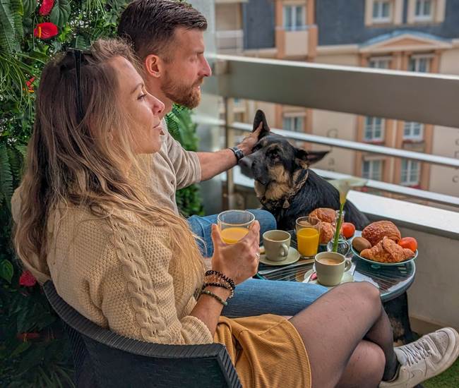 Petit déjeuner (non proposé) au soleil levant d'OCEAN 7-photo-page