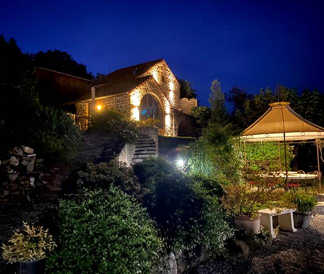 Gîte vue la nuit-photo-page