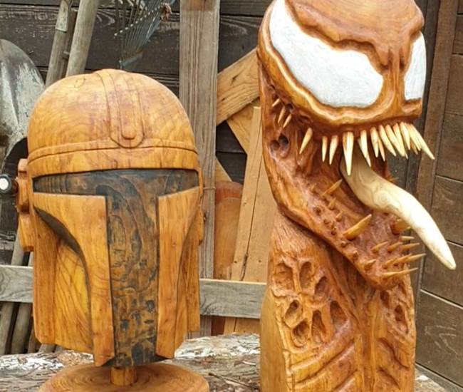 Sculpture sur bois-photo-page