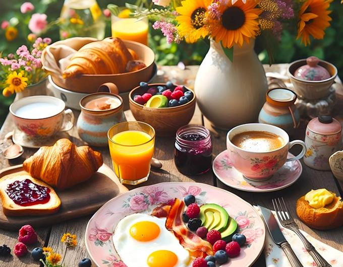 petit dejeuner à l'anglaise