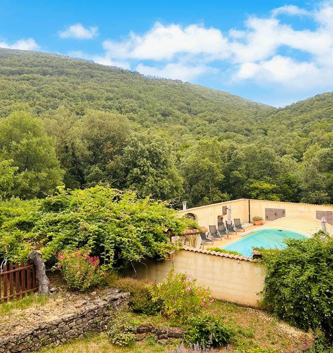 Piscine vue d'en haut