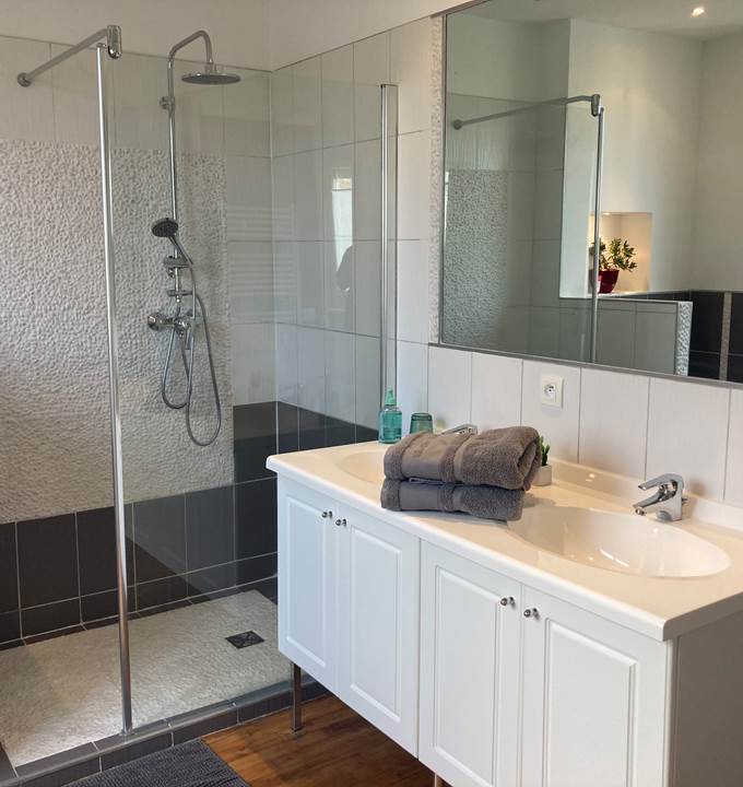 Salle de bain Romulée