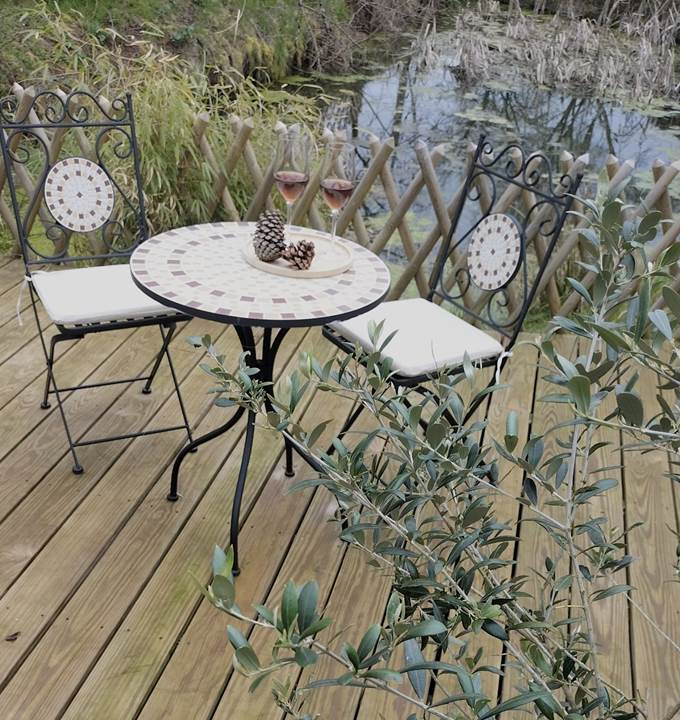 Terrasse en Bord de Mare