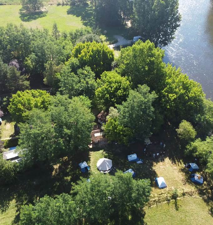camping magali vue du ciel