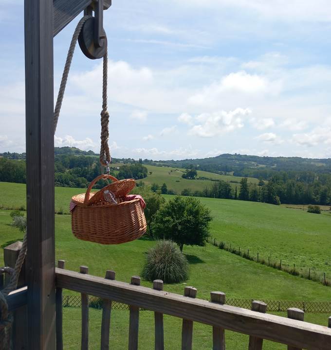 Panier Petit Déjeuner à la Poulie