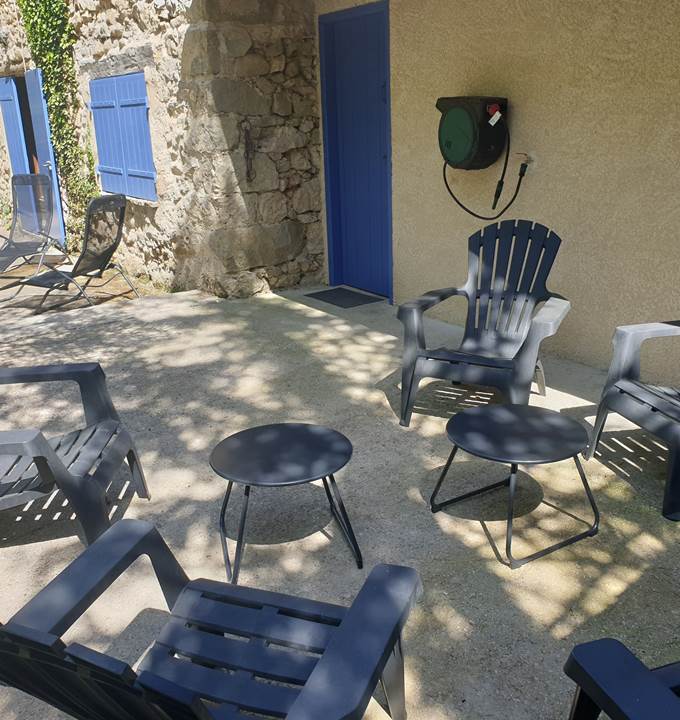 terrasse gîte du four à pain