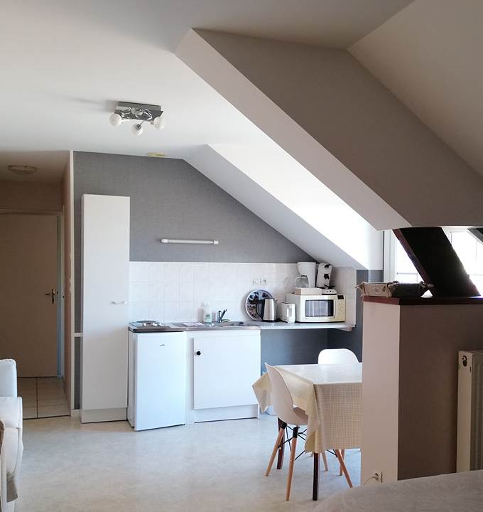 le studio tout équipé pour un séjour en toute tranquillité