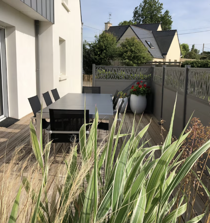Terrasse coté ouest 