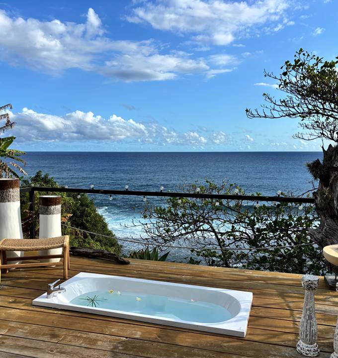 Baignoire vue mer