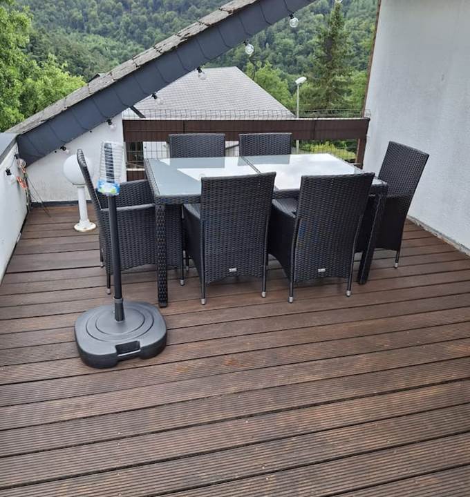 Salon de jardin confortable 