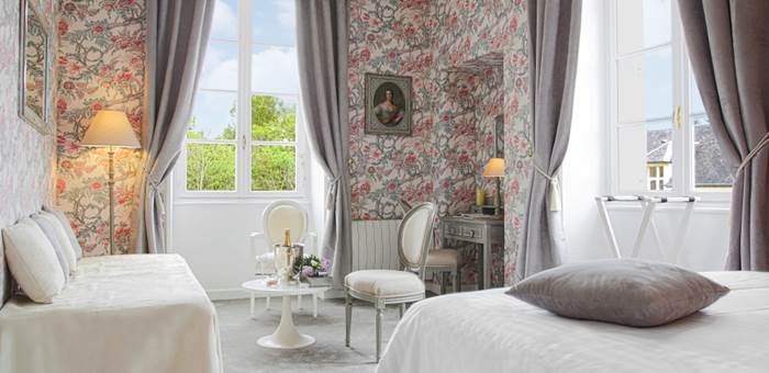 Chambre Pivoine château 3 de 2 à 4 personnes - 1er étage