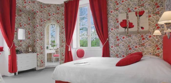 Chambres d'hôtes de charme Coquelicots vue de l'entrée