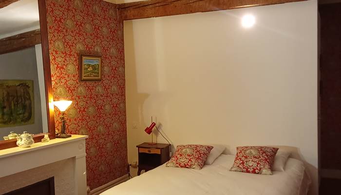 Le Mas Palegry chambres d'hôtes Perpignan chambre 3 côté terrasse lit