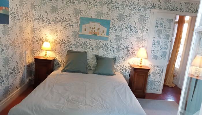 Le Mas Palegry chambres d'hôtes Perpignan - chambre n°1 suite avec vue sur jardin