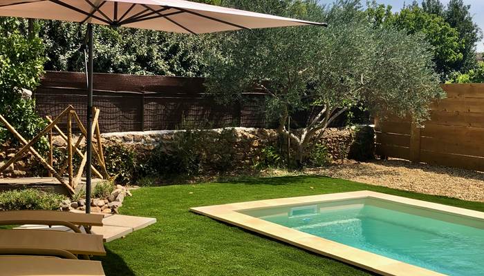 Piscine privée la boheme