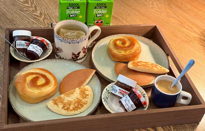 Petit-déjeuner Pour 2 personnes, photo non contractuelle
